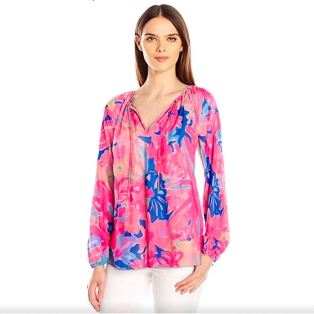 Lilly Pulitzer Willa Top Playa Hermosa Medium